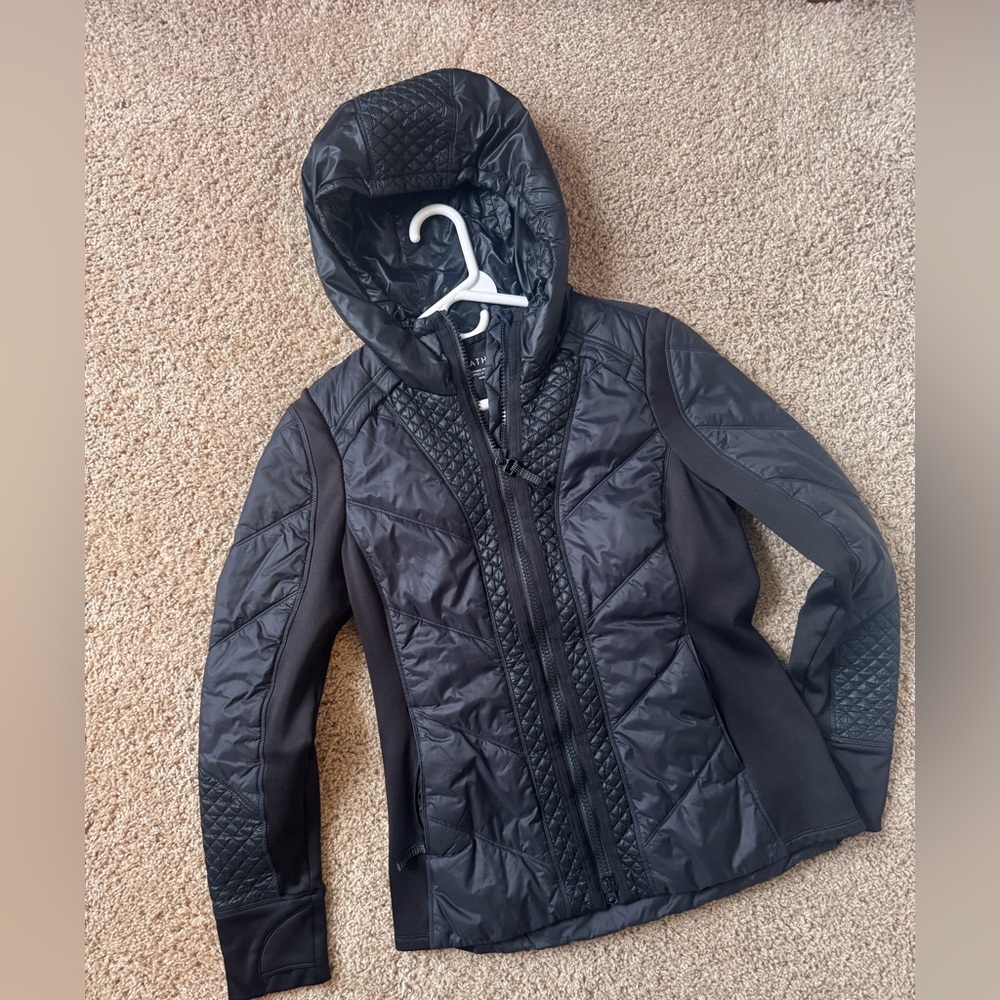 Athleta Women's Black Quilted Jacket